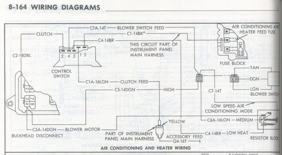 Help     Heater  A  C Blower Motor Switch Wiring